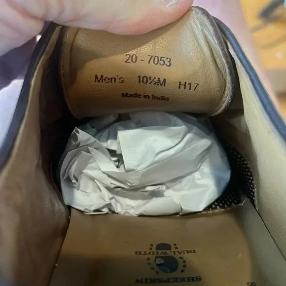 Hollis Wingtip Dk Brown Nu buck, Johnston&Murphy Men's Size 10.5 - Picture 8 of 8